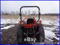 Kubota L3010 Tractor with LA482 Loader, 4WD, Hydro, 72 Belly Mower, 635 Hours