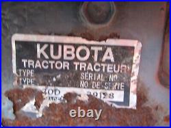 Kubota L3130D Diesel Tractor Wheel Loader Skid Steer Enclosed Cab Low Hours