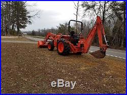 Kubota L3130 4x4 tractor loader backhoe. Free delivery