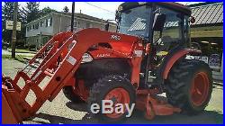 Kubota L3240 Cab Tractor, 4wd, heat, AC, Loader, 72 Mower, Very Good Condition