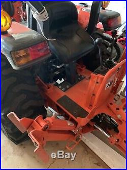 Kubota L3301 Tractor with LA525 Loader, BH77 Backhoe, 4WD, 33HP, Low Hours