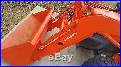 Kubota L3400 tractor, low hours with 6 attachments and trailer