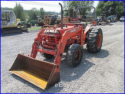 Kubota L3450 4x4 Compact Tractor W/ Loader! No Reserve