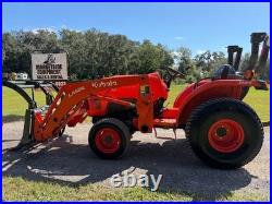 Kubota L3901 Tractor Loader With Grapple