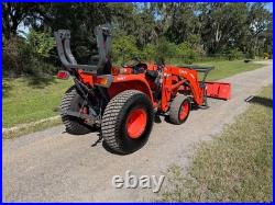 Kubota L3901 Tractor Loader With Grapple