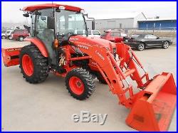 Kubota L4060 Tractor Multiple Attachments Cab/Heat/Air, 4WD, 42HP Diesel NICE