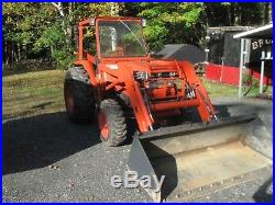 Kubota L4200 gst tractor with loader cab qa bucket glide shift 3 rear remotes