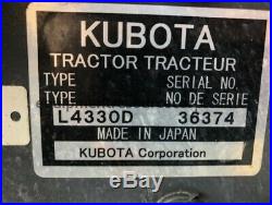 Kubota L4330D Tractor/Loader