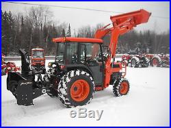 Kubota L4630 Cab 4x4 Loader Snowblower Compact Tractor