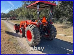 Kubota L4802 Tractor Loader With Grapple Only 225 Hours Includes Grapple