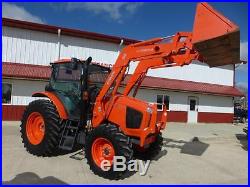 Kubota M110gx Mfwd Cab Tractor With Loader 929 Hours Very Clean With Reverser