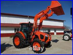 Kubota M5-111 Cab Tractor With Loder For Sale 51 Hours Reverser Very Clean