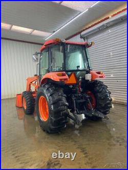 Kubota M6040 Cap 4wd Tractor Loader With A/c And Heat