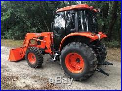 Kubota M6040 Tractor, 4X4, Loader, Hydraulic Shuttle, A/C HEAT, R4, Zero issues