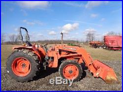 Kubota M6800 Tractor with LA1002 Loader, 4WD, Hydraulic Shuttle, 1 remote, 1730hrs