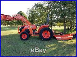Kubota MX5200 4x4 loader tractor, with brush hog. FREE DELIVERY