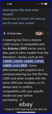 Kubota Steering Box Assembly For L Series Tractors L3301