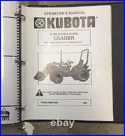 Kubota Tractor 1640A Front End Loader & Bucket FEL B1550 B1750 B2150 B6200 B8200