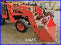 Kubota Tractor B7510-80 54701 WithLoader, Back Hoe, 60 Mower and Hydraulic Blade