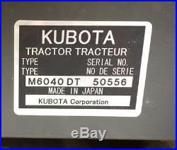 Kubota Tractor M6040