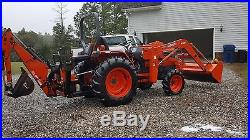 Kubota Tractor with backhoe attachment and front end loader free delivery