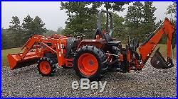 Kubota Tractor with backhoe attachment and front end loader free delivery