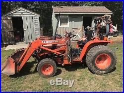 Kubota b2150 Tractor Front Loader 4WD diesel 4X4 Hydrostatic 3 Point Hitch 4 Cly