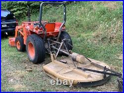 Kubota tractor 4x4 L2550 with Brush hog