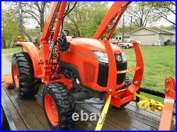 L2501D Kubota 4wd Tractor/Loader/Trailer/ BushHog and Boxblade/Tiedowns