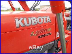 L2800DT Kubota 4WD Tractor with Loader/Trailer/Equipment 2009 Model