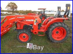L3200DT Kubota 4wd Tractor/Loader/Trailer/Bush Hog/Boxblade/ Tiedowns/Package
