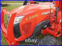L3301D Kubota 4wd Tractor/Loader/ NEW Trailer/NEW BushHog and Boxblade