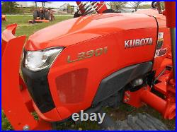 L3901D Kubota 4wd Tractor/Loader/ NEW Trailer/ BushHog and Boxblade/Tiedowns