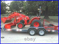 L3901D Kubota 4wd Tractor/Loader/ NEW Trailer/NEW BushHog and Boxblade