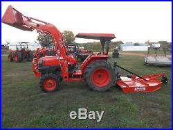 L4400D Kubota 4wd Tractor/Loader/ NEW Trailer/ NEW BushHog/ NEW Boxblade