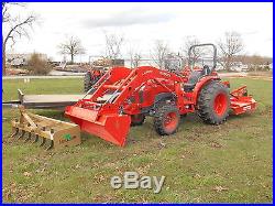 L4600HST Kubota 4WD Tractor with Loader/Trailer/Equipment 2013 Model
