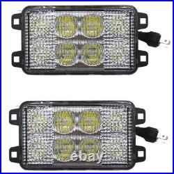 LVA14946 40W LED Headlights Set of Two (2) For John Deere Tractor & Compact Trac