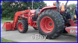 Low Hour 2006 Kubota L3830D HST 4WD Diesel Tractor with 60 Bushhog