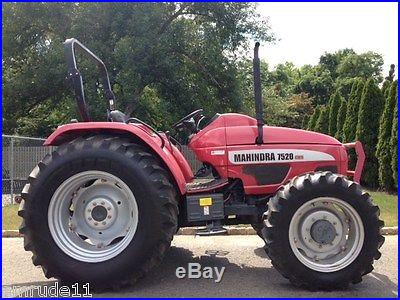 MAHINDRA 7520 4x4 TRACTOR W/ 3 POINT HITCH! WILL TAKE A LOADER AND BACKHOE