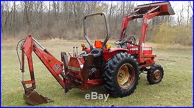 MASSEY FERGUSON 1035 TRACTOR WITH LOADER AND BACKHOE