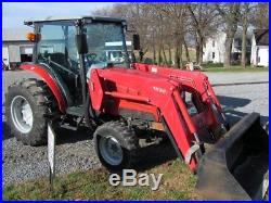 MASSEY FERGUSON 1547 CAB TRACTOR With 1530 LOADER. 4X4. PARTIAL POWER SHIFT. NICE