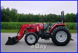 Massey Ferguson 80 HP Package 4608 4608l Tractor Loader Bush Hog Clearance