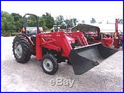 MF 2605 Tractor with L200 Loader-38 HP-Low Hrs SHIPPING AVAILABLE AT $1.85/MILE