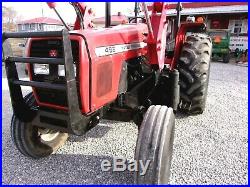 MF 492 Tractor with Qt Loader & bucket -99 hp SHIPPING AVAILABLE AT $1.85/MILE
