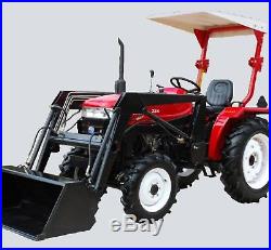 MPE 2018 4WD Tractor withCat-Perkins Engine 4WD 25hp tractor with Front End Loader