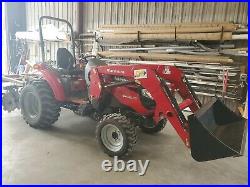 Mahindra 1538L 35hp tractor, loader, disc, farm