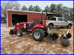 Mahindra 1538L, front end loader, rear PTO, 4x4, 3 point, skidsteer compatible