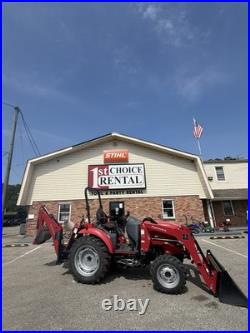 Mahindra 1635 Tractor with Backhoe only 195 Hrs
