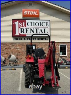 Mahindra 1635 Tractor with Backhoe only 195 Hrs