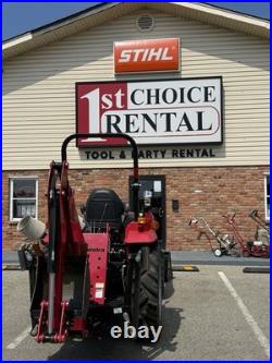 Mahindra 1635 Tractor with Backhoe only 195 Hrs